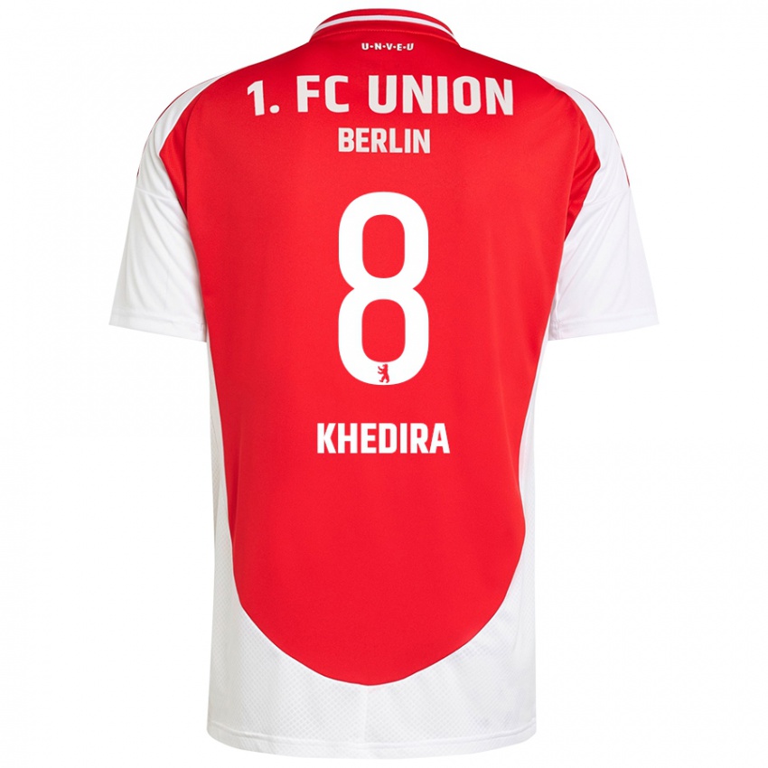 Kinder Rani Khedira #8 Rot Weiß Heimtrikot Trikot 2024/25 T-Shirt Belgien