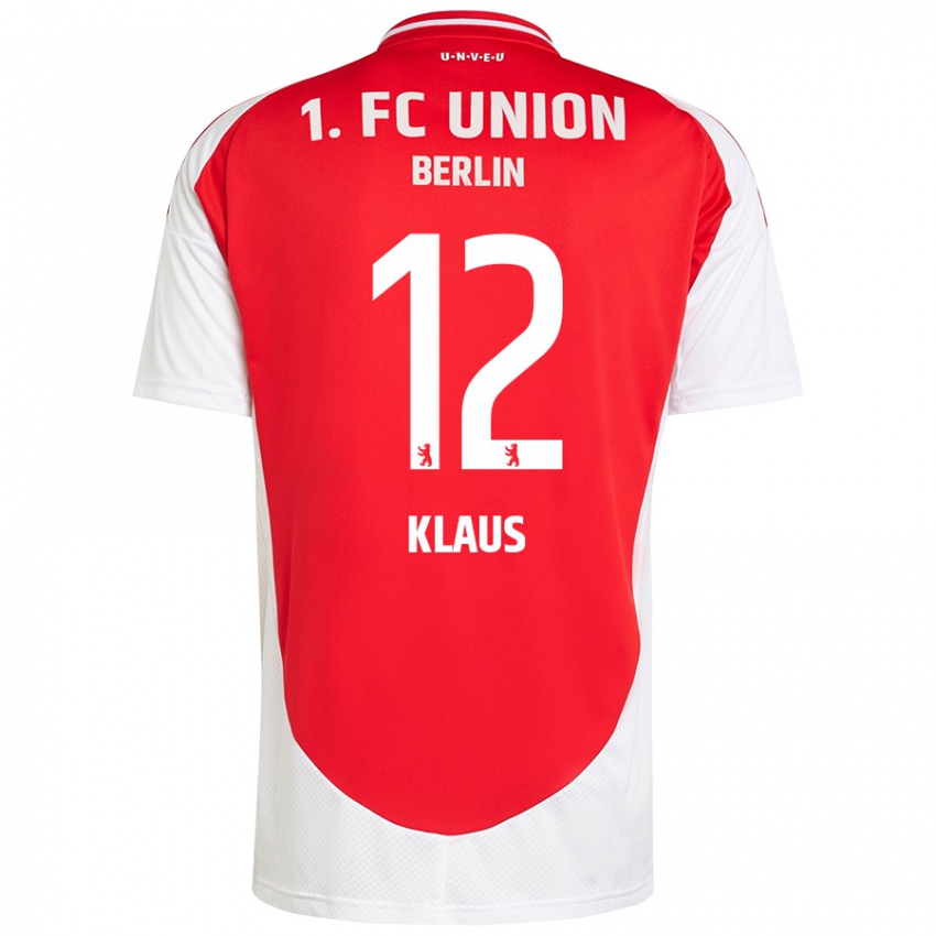 Kinder Carl Klaus #12 Rot Weiß Heimtrikot Trikot 2024/25 T-Shirt Belgien