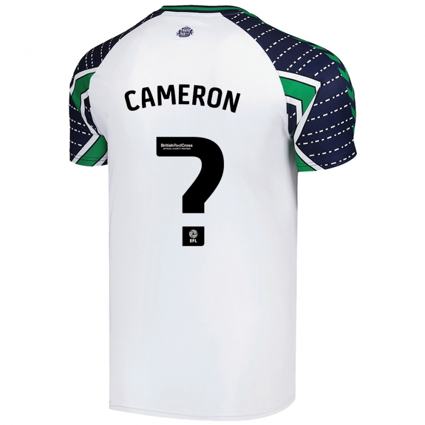 Kinder Dan Cameron #0 Weiß Auswärtstrikot Trikot 2024/25 T-Shirt Belgien