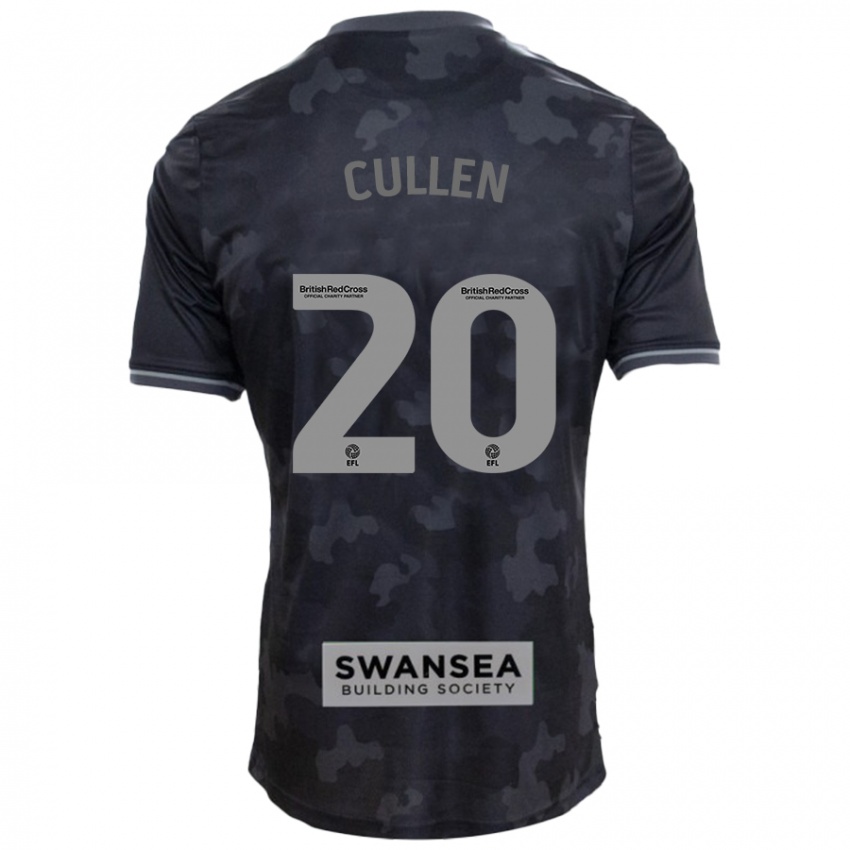 Kinderen Liam Cullen #20 Zwart Uitshirt Uittenue 2024/25 T-Shirt België