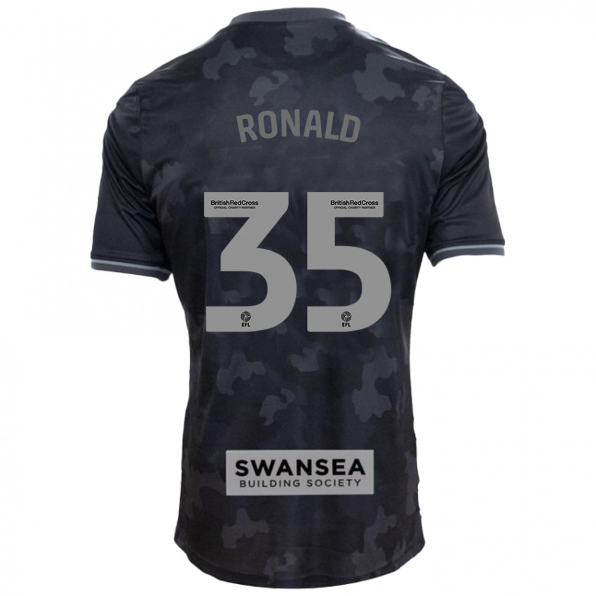 Kinderen Ronald #35 Zwart Uitshirt Uittenue 2024/25 T-Shirt België