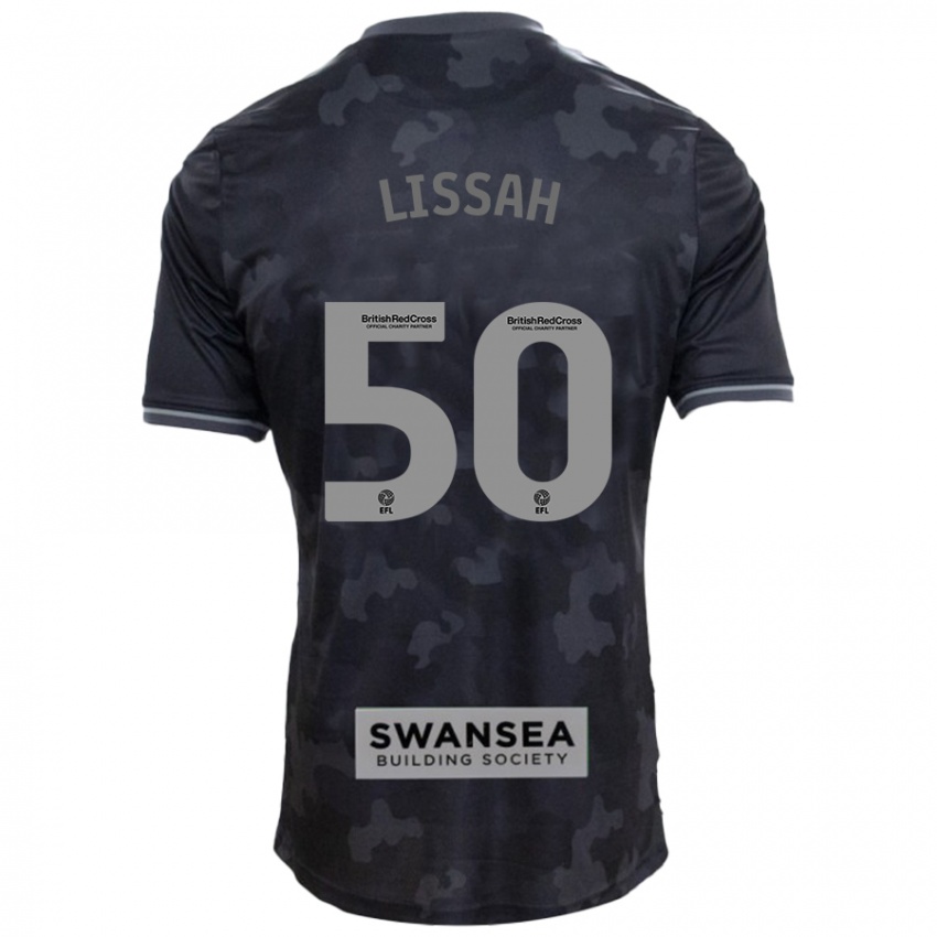 Kinderen Filip Lissah #50 Zwart Uitshirt Uittenue 2024/25 T-Shirt België