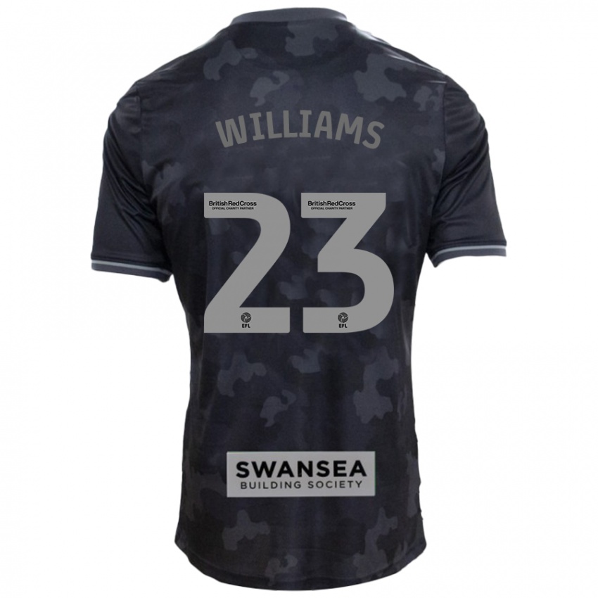 Kinderen Jessica Williams #23 Zwart Uitshirt Uittenue 2024/25 T-Shirt België