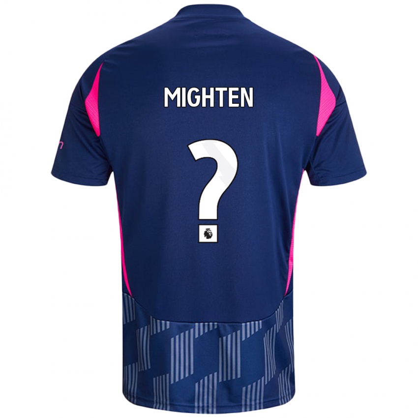 Kinderen Alex Mighten #0 Koningsblauw Roze Uitshirt Uittenue 2024/25 T-Shirt België