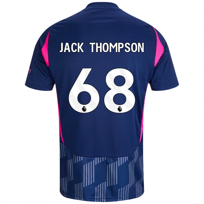 Enfant Maillot Jack Thompson #68 Bleu Royal Rose Tenues Extérieur 2024/25 T-Shirt Belgique