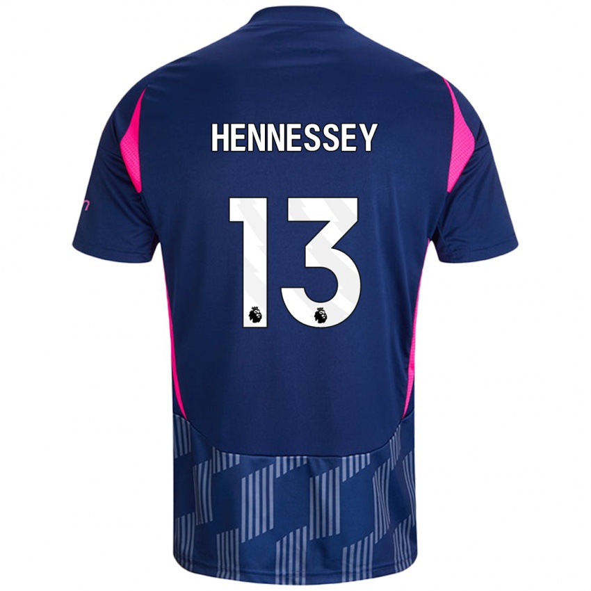 Enfant Maillot Wayne Hennessey #13 Bleu Royal Rose Tenues Extérieur 2024/25 T-Shirt Belgique