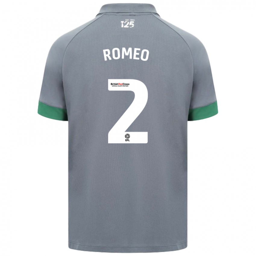 Kinder Mahlon Romeo #2 Dunkelgrau Auswärtstrikot Trikot 2024/25 T-Shirt Belgien