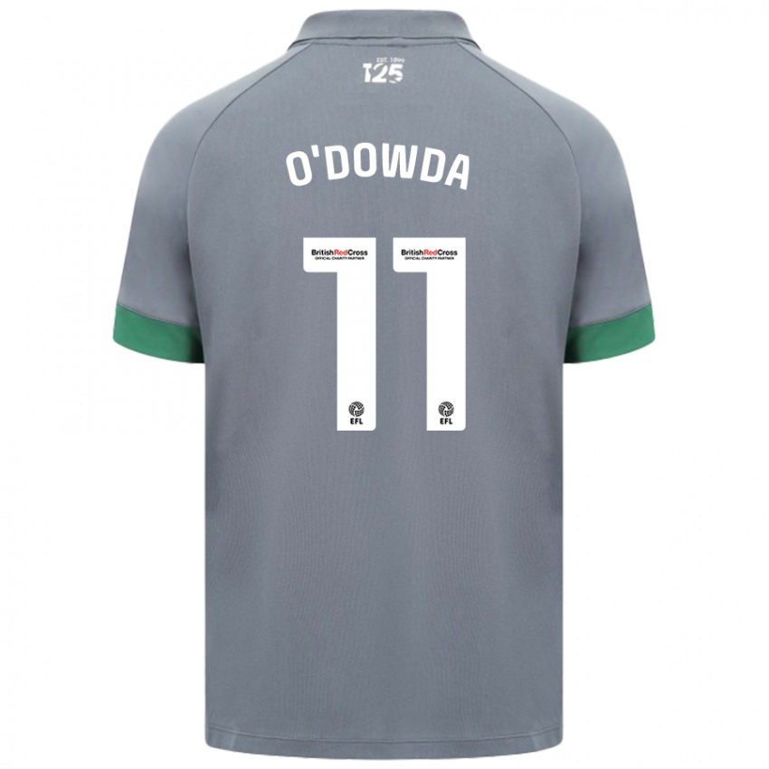 Kinderen Callum O'dowda #11 Donkergrijs Uitshirt Uittenue 2024/25 T-Shirt België