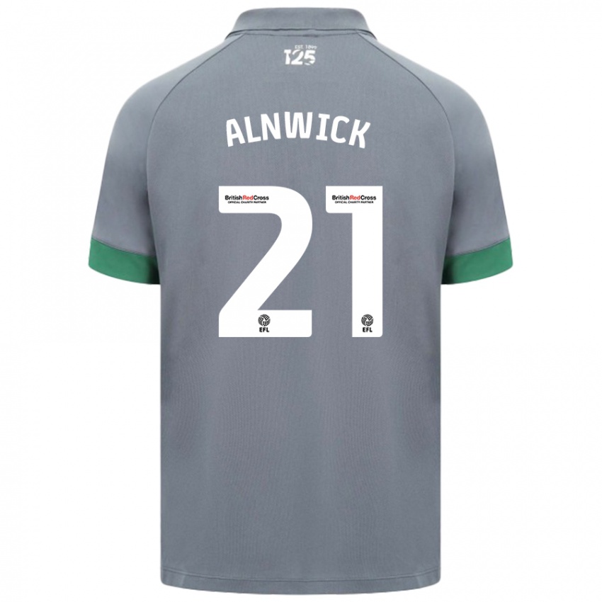 Kinderen Jak Alnwick #21 Donkergrijs Uitshirt Uittenue 2024/25 T-Shirt België