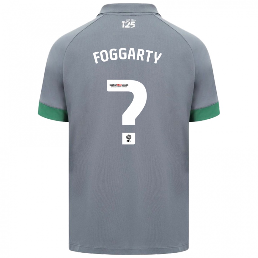 Kinderen Corey Foggarty #0 Donkergrijs Uitshirt Uittenue 2024/25 T-Shirt België