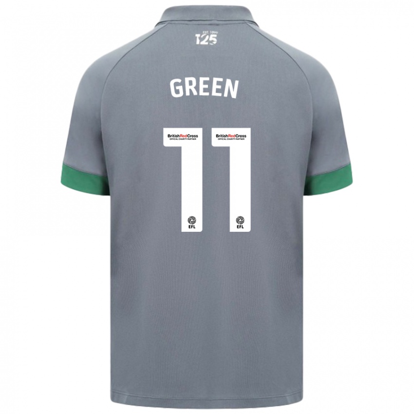 Kinderen Danielle Green #11 Donkergrijs Uitshirt Uittenue 2024/25 T-Shirt België