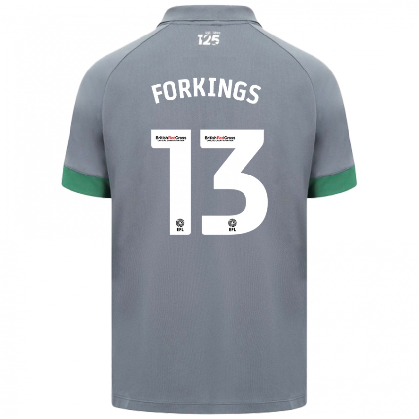 Kinderen Amelia Forkings #13 Donkergrijs Uitshirt Uittenue 2024/25 T-Shirt België