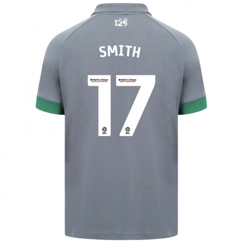 Kinderen Hollie Smith #17 Donkergrijs Uitshirt Uittenue 2024/25 T-Shirt België