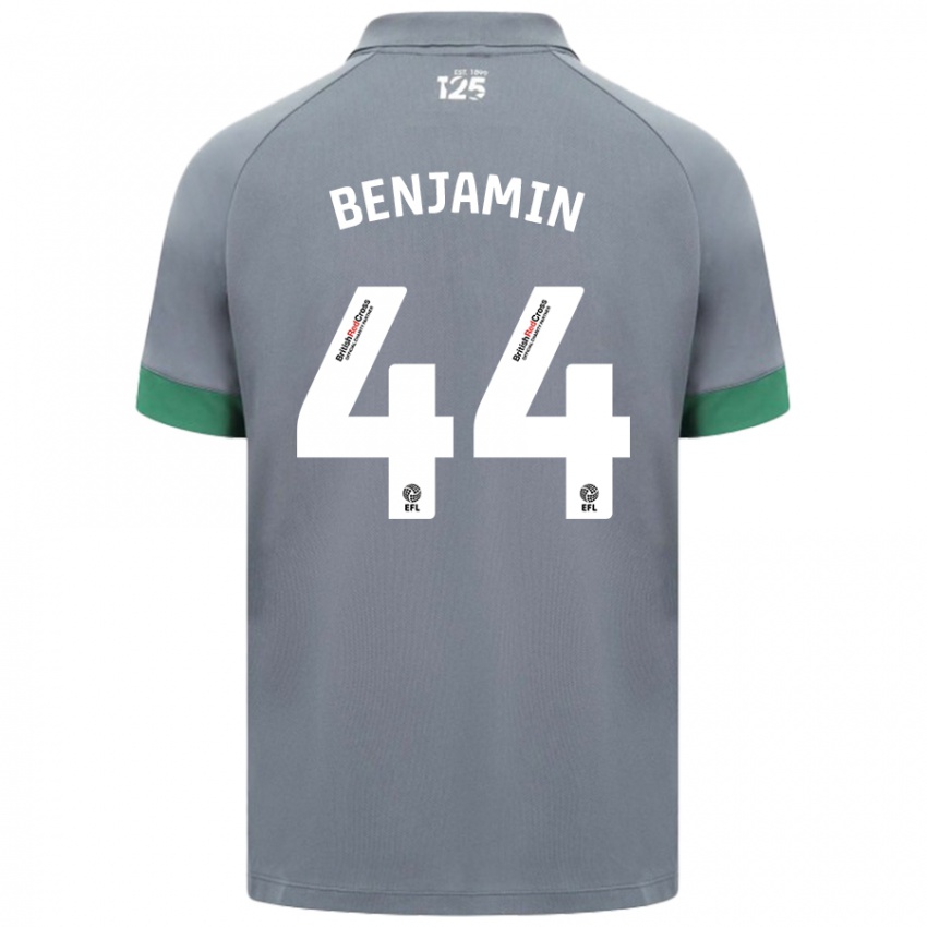 Kinderen Xavier Benjamin #44 Donkergrijs Uitshirt Uittenue 2024/25 T-Shirt België