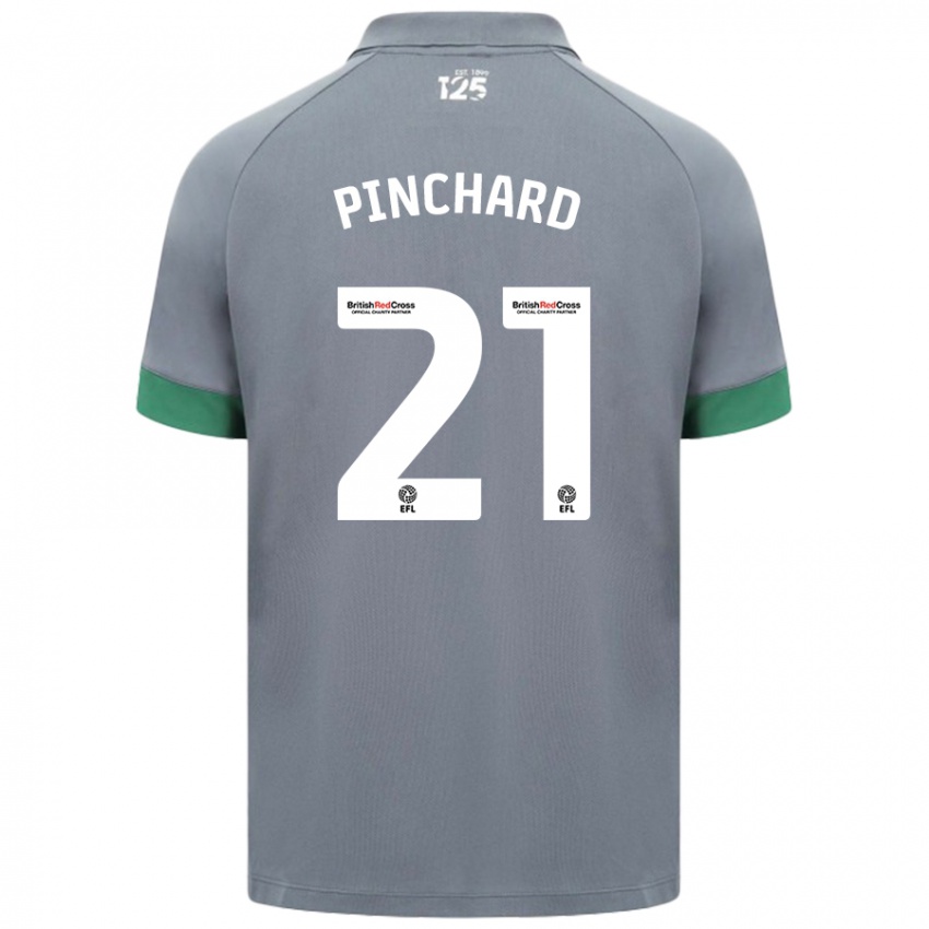 Kinderen Cerys Pinchard #21 Donkergrijs Uitshirt Uittenue 2024/25 T-Shirt België