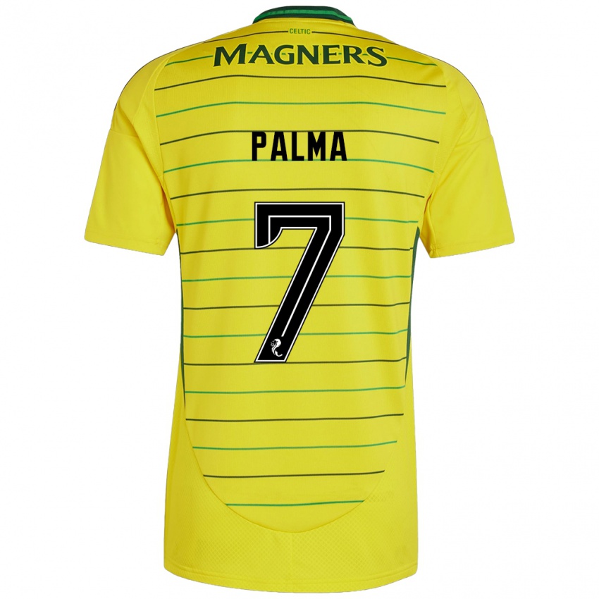 Kinderen Luis Palma #7 Geel Uitshirt Uittenue 2024/25 T-Shirt België