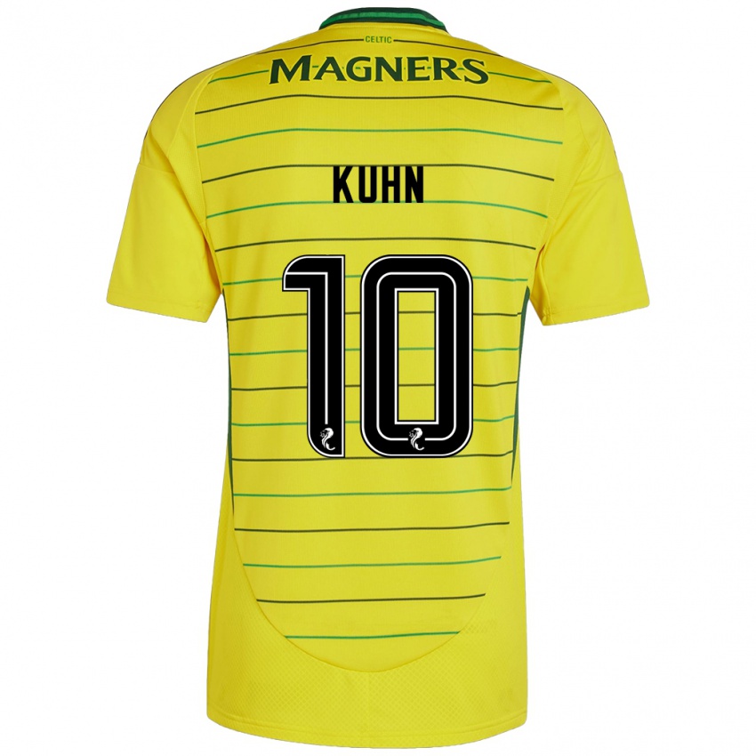 Kinderen Nicolas Kühn #10 Geel Uitshirt Uittenue 2024/25 T-Shirt België