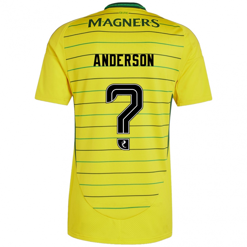 Kinderen Matthew Anderson #0 Geel Uitshirt Uittenue 2024/25 T-Shirt België