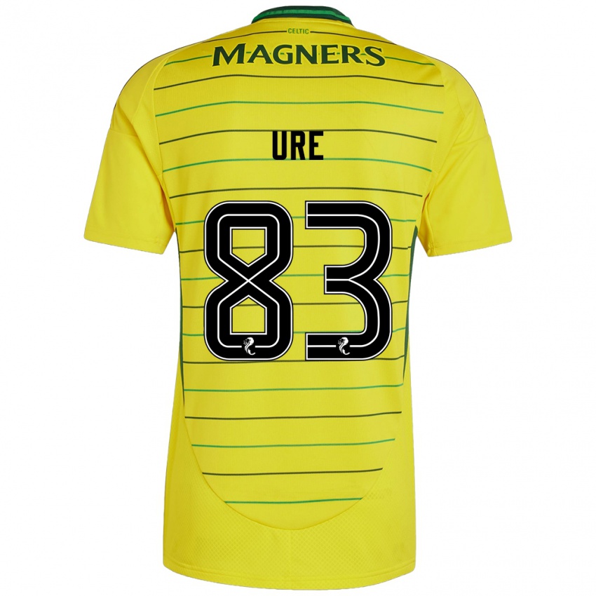 Kinderen Kyle Ure #83 Geel Uitshirt Uittenue 2024/25 T-Shirt België