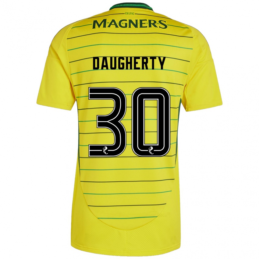 Kinderen Kelsey Daugherty #30 Geel Uitshirt Uittenue 2024/25 T-Shirt België