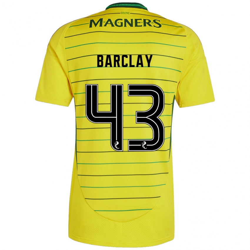 Kinderen Lucy Barclay #43 Geel Uitshirt Uittenue 2024/25 T-Shirt België