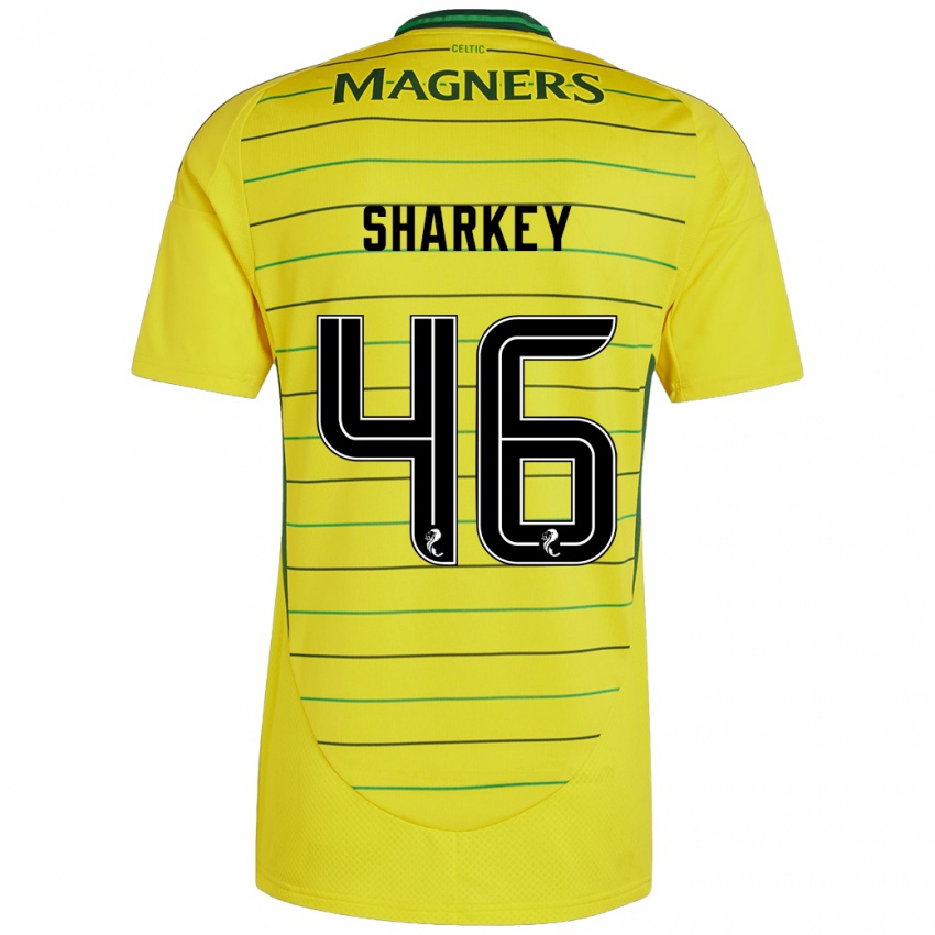 Kinderen Amy Sharkey #46 Geel Uitshirt Uittenue 2024/25 T-Shirt België