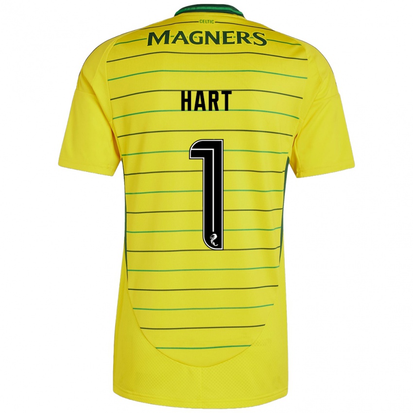 Kinderen Joe Hart #1 Geel Uitshirt Uittenue 2024/25 T-Shirt België