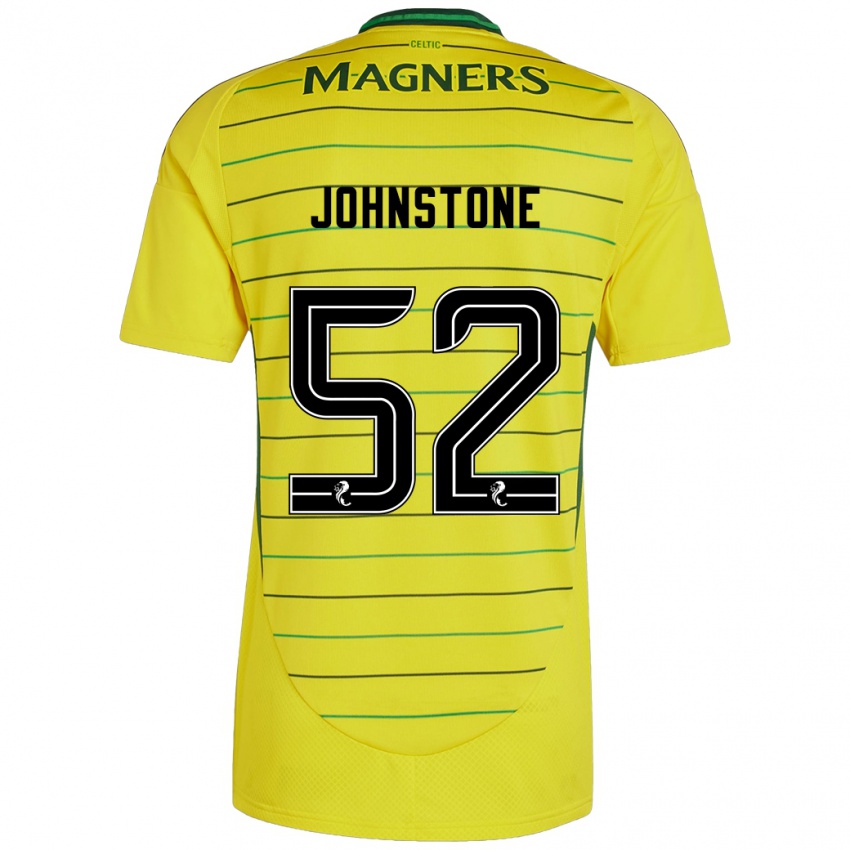 Kinderen Rachael Johnstone #52 Geel Uitshirt Uittenue 2024/25 T-Shirt België