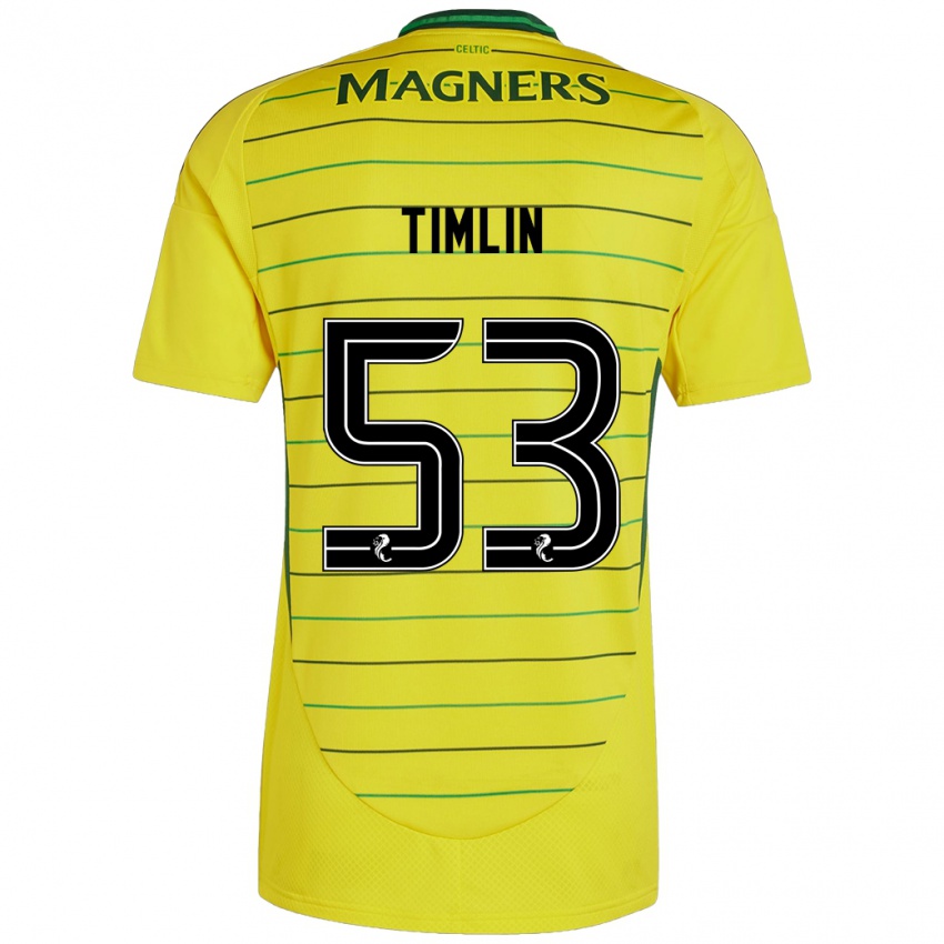 Kinderen Sophie Timlin #53 Geel Uitshirt Uittenue 2024/25 T-Shirt België