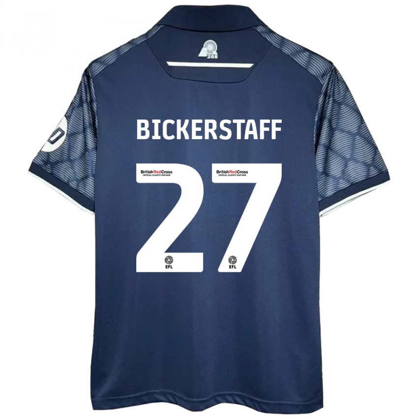 Kinderen Jake Bickerstaff #27 Zwart Uitshirt Uittenue 2024/25 T-Shirt België