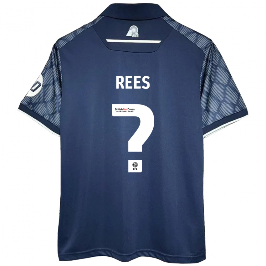 Enfant Maillot Joe Rees #0 Noir Tenues Extérieur 2024/25 T-Shirt Belgique