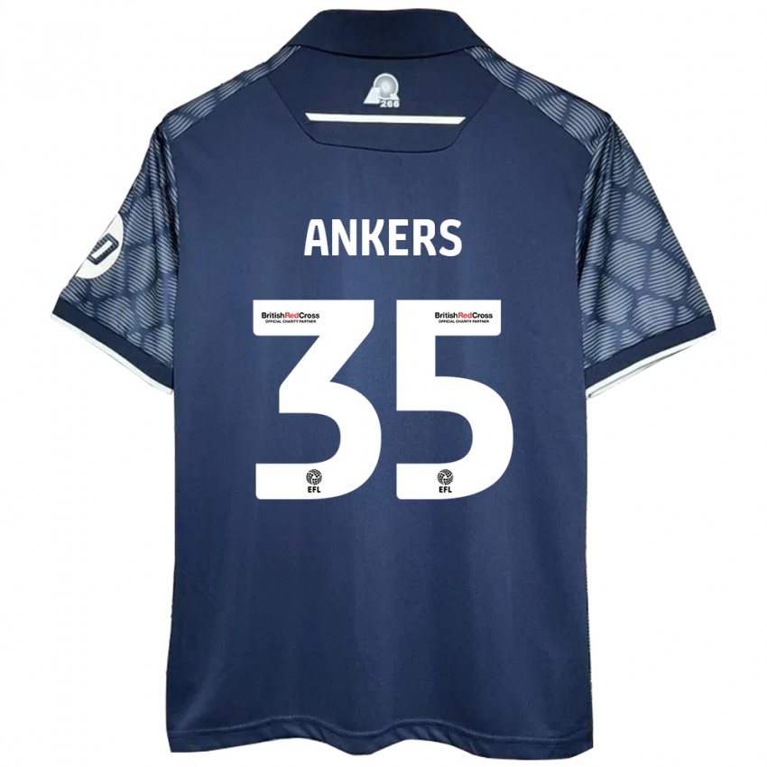 Kinderen Chloe Ankers #35 Zwart Uitshirt Uittenue 2024/25 T-Shirt België