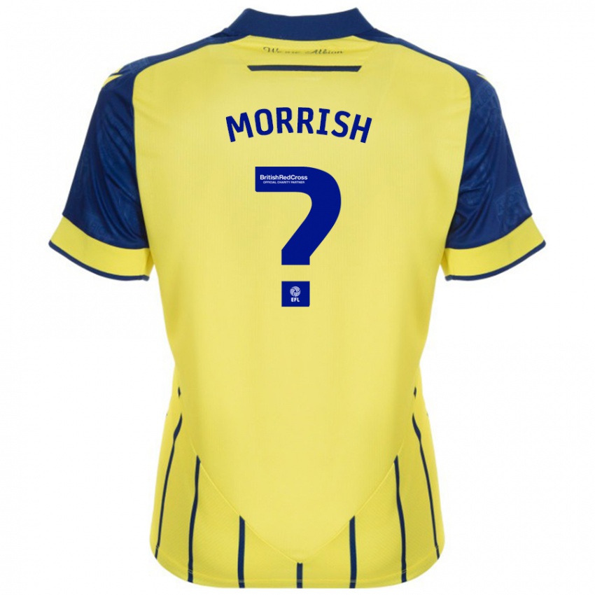 Kinder Rhys Morrish #0 Gelb Blau Auswärtstrikot Trikot 2024/25 T-Shirt Belgien