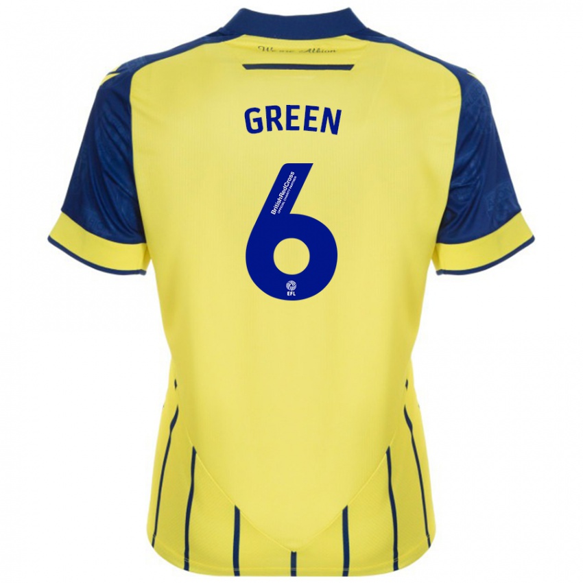 Kinderen Isabel Green #6 Geel Blauw Uitshirt Uittenue 2024/25 T-Shirt België