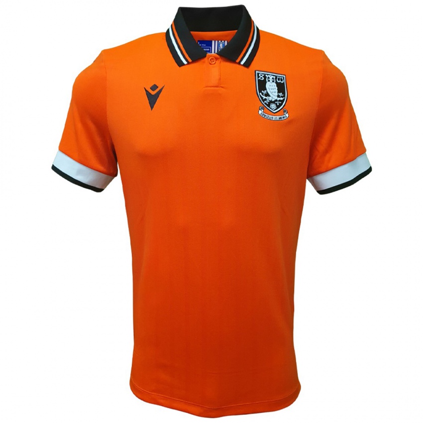 Kinderen Dom Weston #0 Oranje Wit Uitshirt Uittenue 2024/25 T-Shirt België