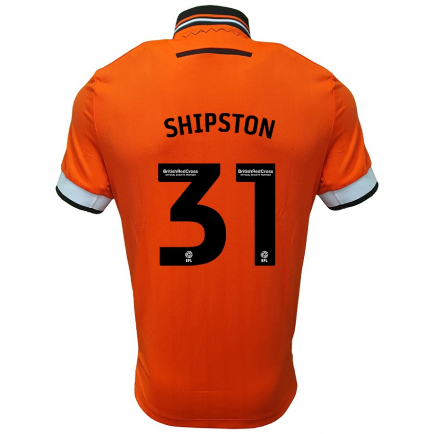 Enfant Maillot Rio Shipston #31 Orange Blanc Tenues Extérieur 2024/25 T-Shirt Belgique