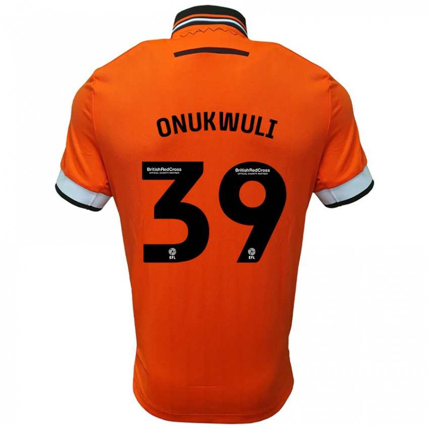 Kinderen Favour Onukwuli #39 Oranje Wit Uitshirt Uittenue 2024/25 T-Shirt België