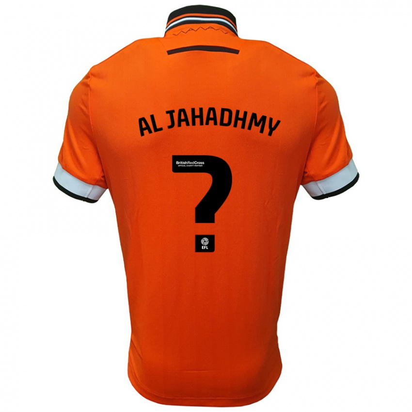 Kinder Murtadha Al-Jahadhmy #0 Orange Weiß Auswärtstrikot Trikot 2024/25 T-Shirt Belgien