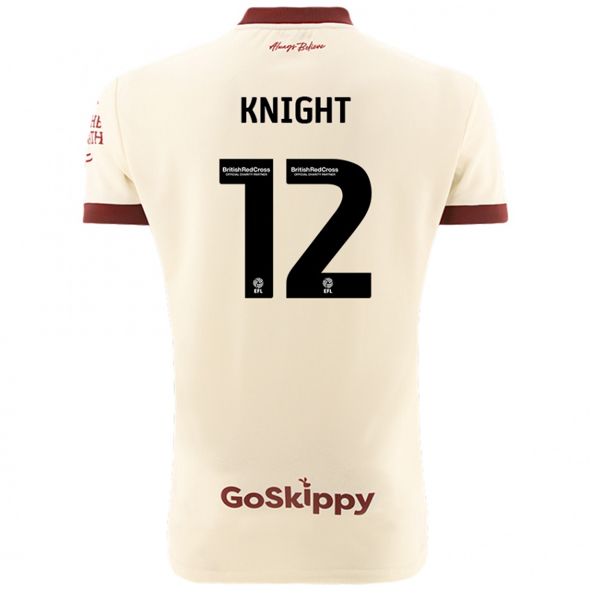 Kinderen Jason Knight #12 Crèmewit Uitshirt Uittenue 2024/25 T-Shirt België