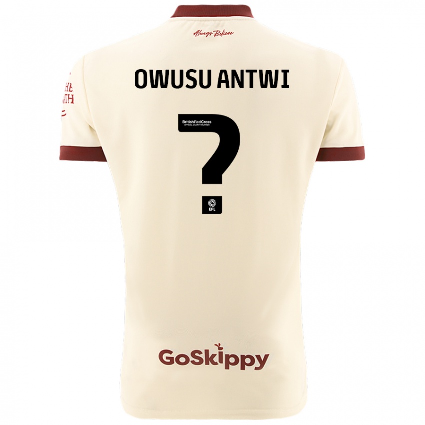 Kinderen Filbert Owusu-Antwi #0 Crèmewit Uitshirt Uittenue 2024/25 T-Shirt België