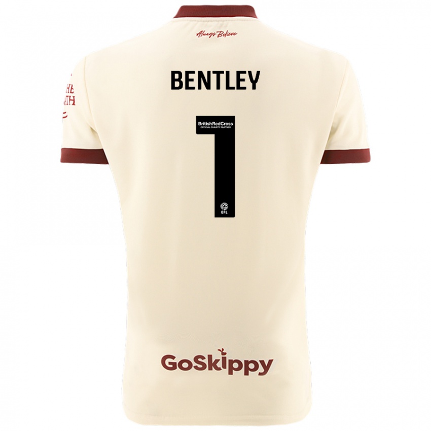 Kinderen Fran Bentley #1 Crèmewit Uitshirt Uittenue 2024/25 T-Shirt België