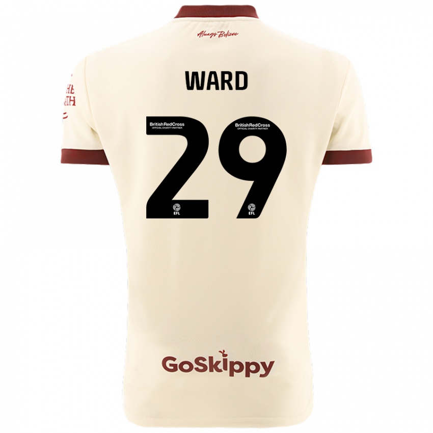 Kinderen Mari Ward #29 Crèmewit Uitshirt Uittenue 2024/25 T-Shirt België