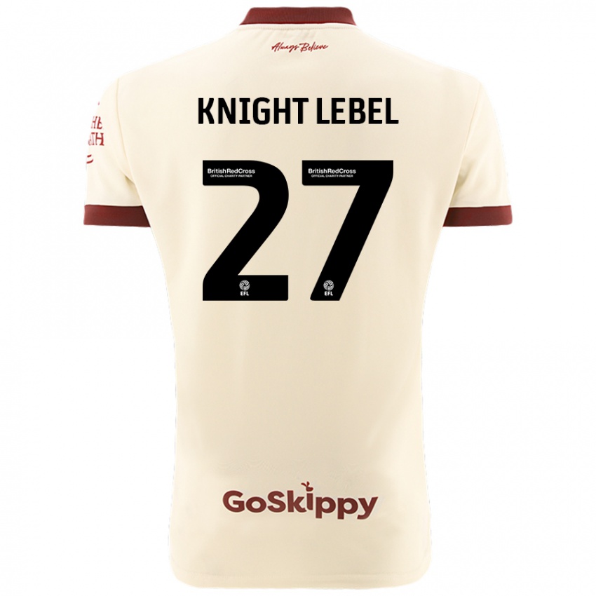 Kinderen Jamie Knight-Lebel #27 Crèmewit Uitshirt Uittenue 2024/25 T-Shirt België