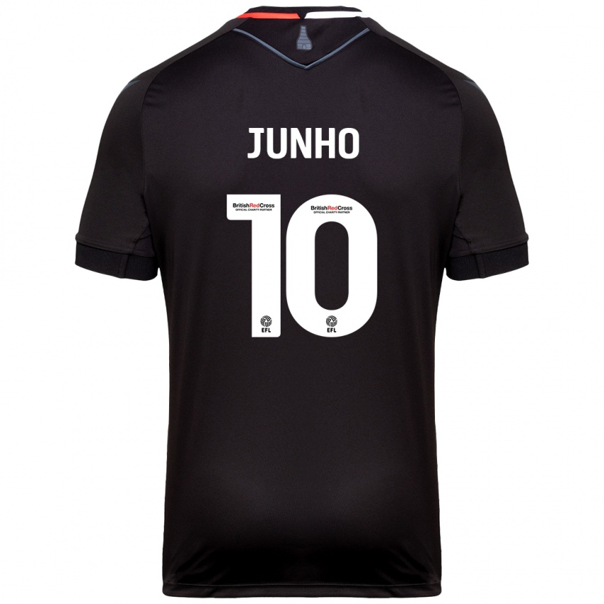 Enfant Maillot Joon-Ho Bae #10 Noir Tenues Extérieur 2024/25 T-Shirt Belgique