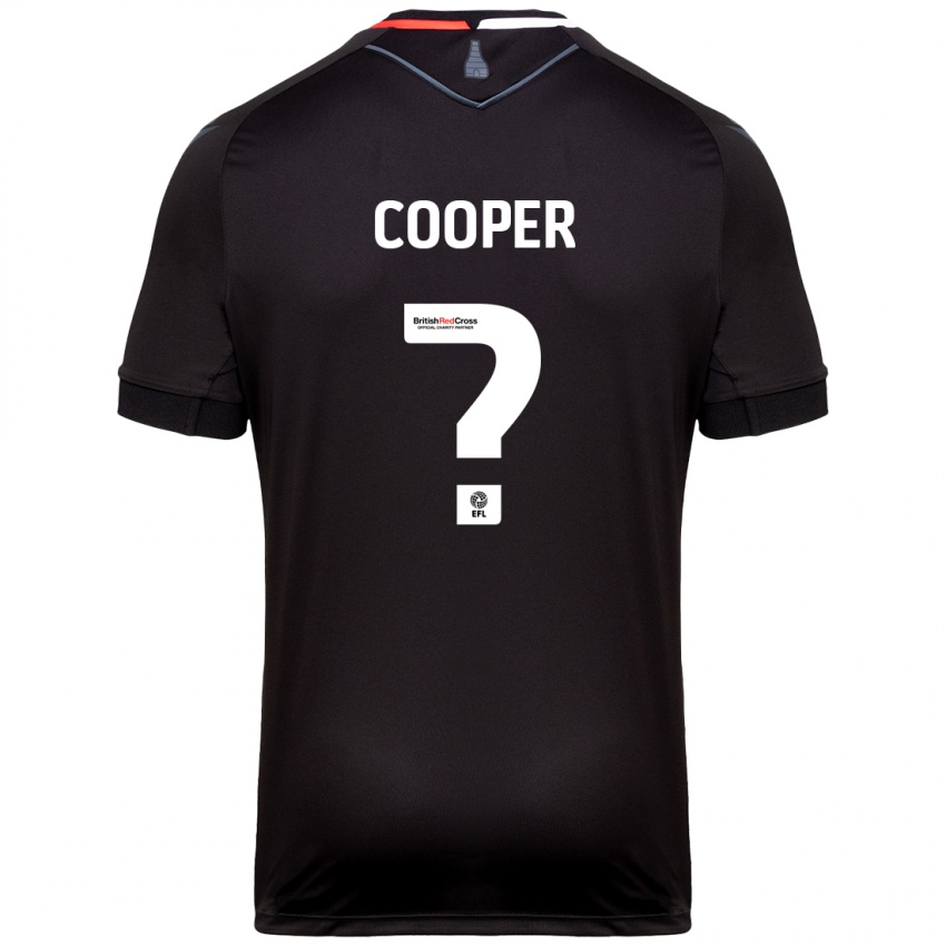 Kinderen Noah Cooper #0 Zwart Uitshirt Uittenue 2024/25 T-Shirt België