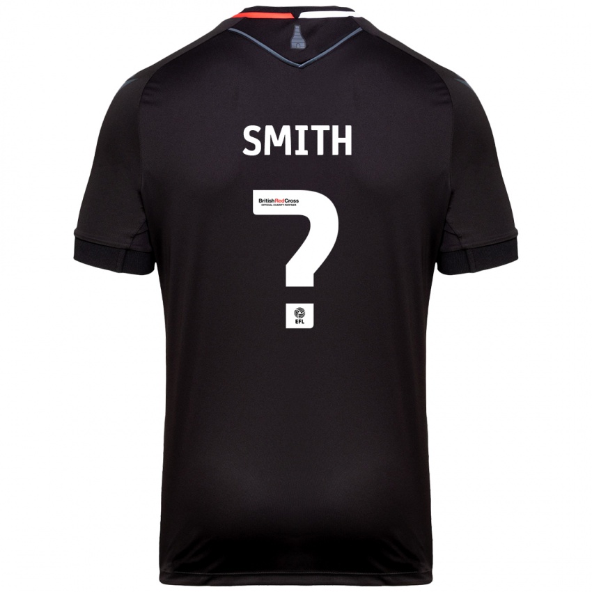 Kinderen William Smith #0 Zwart Uitshirt Uittenue 2024/25 T-Shirt België