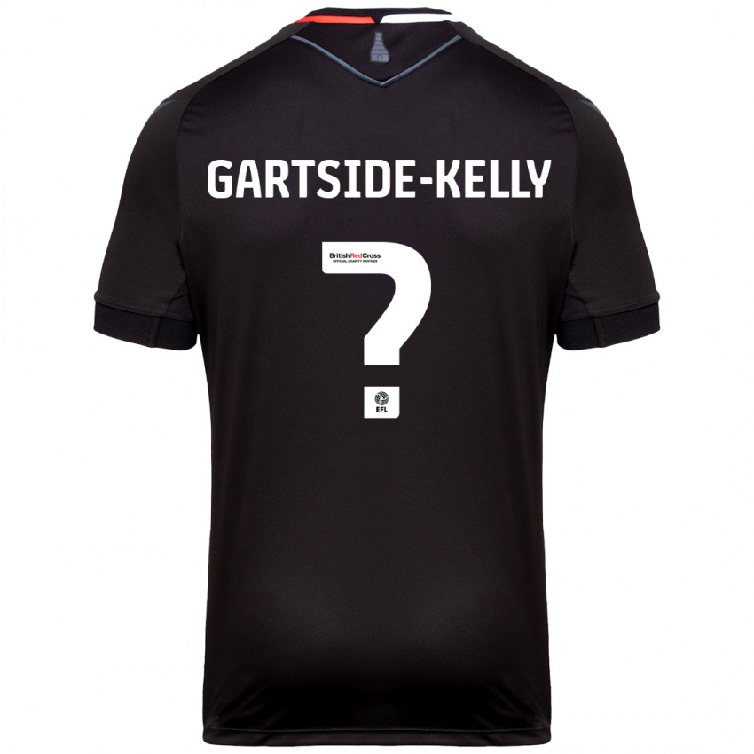 Enfant Maillot Gabriel Gartside-Kelly #0 Noir Tenues Extérieur 2024/25 T-Shirt Belgique