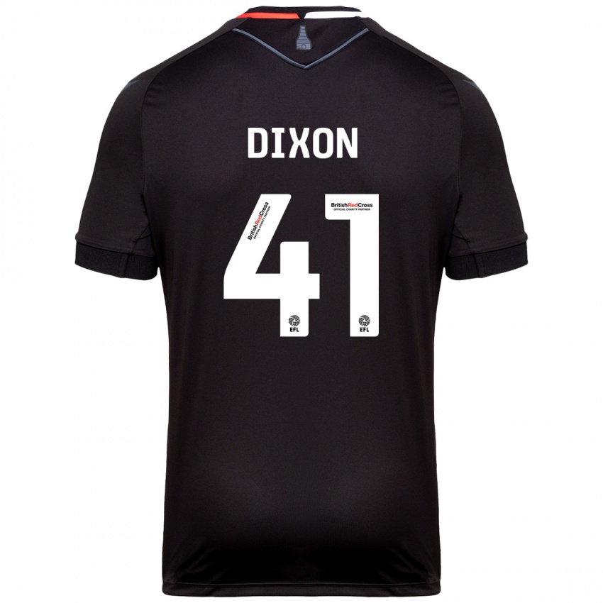 Enfant Maillot Jaden Dixon #41 Noir Tenues Extérieur 2024/25 T-Shirt Belgique