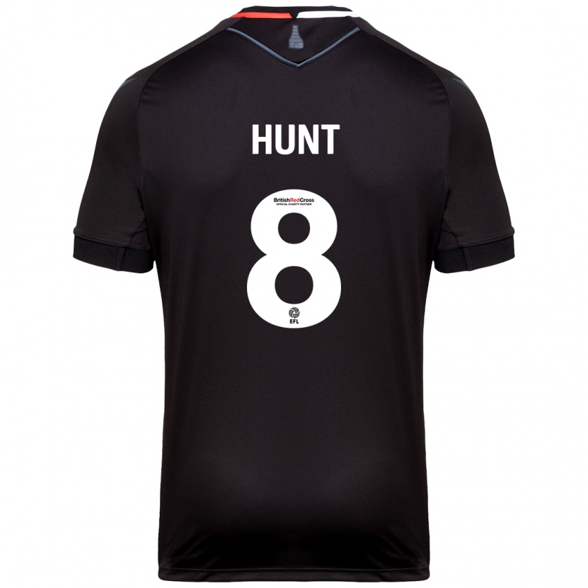 Enfant Maillot Abby Hunt #8 Noir Tenues Extérieur 2024/25 T-Shirt Belgique