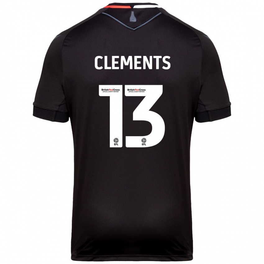 Enfant Maillot Daisy Clements #13 Noir Tenues Extérieur 2024/25 T-Shirt Belgique